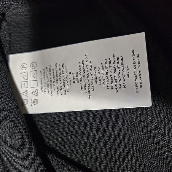 NEW Michael Kors Black and White Polka Dot Dress Slimming Lightweight 1X - Picture 7 of 8